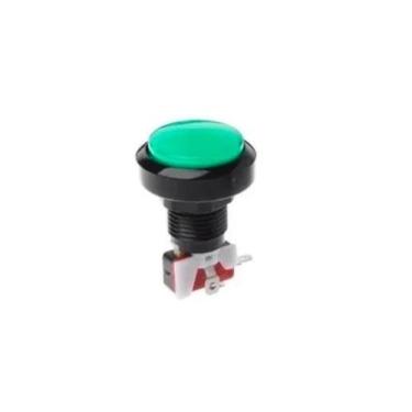 Imagem de BOTAO ARCADE FLIPERAMA ILUMINADO 45mm - VERDE