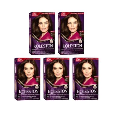 Imagem de Coloraçao Koleston 30 Castanho Escuro - Kit C/5Un