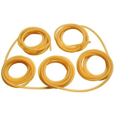 Imagem de GM&BW Faixas de estilingue de 33 pés, 3 x 6 mm --- tubo de borracha natural elástico com máximo alongamento de 670% --- acessório para fazer catapultas de caça profissionais de substituição para pesca ou competição