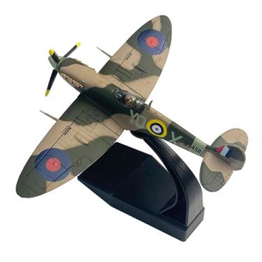 Imagem de oshhni Modelo de caça em escala 1:72, simulação de avião com suporte de exibição, ornamento, brinquedo de metal, modelo de aeronave para estante de bar, W3458