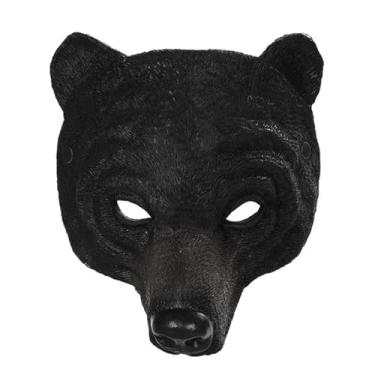 Imagem de L'VOW Máscara Facial Completa De Urso Adulto Para Festa, Baile Máscaras, Animal Engraçado, Cabeça, Fantasia Cosplay Halloween, Acessório Realista