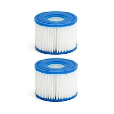 Imagem de BLUEFLO Filtro de reposição para piscina e spa para elementos filtrantes tipo VI, Bestway 58239 Lay-z-spa filtro de banheira de hidromassagem, pacote com 2
