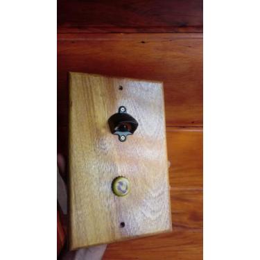 Imagem de Abridor de garrafa magnético de parede - Rwmadeiras