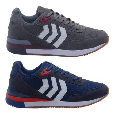 Imagem de Kit 2 Pares De Tenis Masculino Casual Lançamento Caminhada - Dix, 40, 