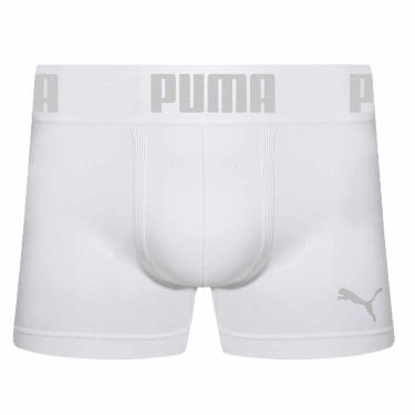 Imagem de Cueca Boxer Puma Sem Costura Masculina - Branco