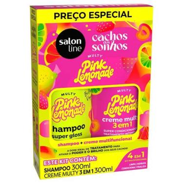 Imagem de Salon Line Kit Shampoo 300ml + Creme Multifuncional 300ml Pink Lemonad