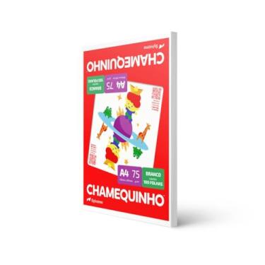 Imagem de Chamequinho Papel A4, 75 g, 100 Folhas, Branco Sulfite