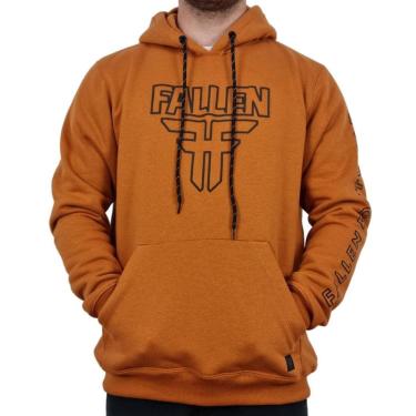 Imagem de Moletom Fallen Silk Logo Caramelo - Masculino-Masculino
