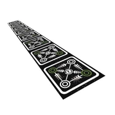 Imagem de simhoa Tapete de escada de agilidade, equipamento de treinamento de velocidade, prática de footwork antiderrapante para boxe, 40cm X 360cm