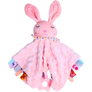 Imagem de Pelúcia Naninha Coelhinha Rosa C/Chocalho e Mordedor - Castela