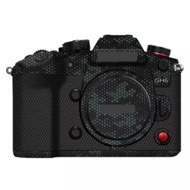 Imagem de GH6 Adesivo de capa de câmera anti-arranhões para Panasonic Lumix GH6 protetor de película de vinil decoração protetora (verde mamãe)