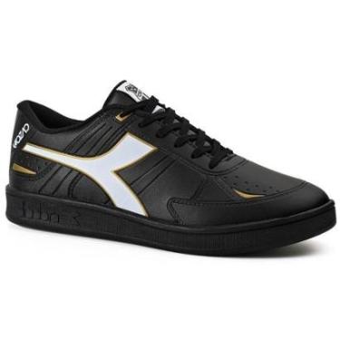 Imagem de Tênis Casual Unissex Diadora Ceará SC Preto e Branco-Unissex