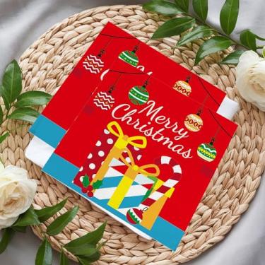 Imagem de Guardanapos descartáveis de jantar de Natal - 20 peças macias e absorventes, papel de qualidade premium 33 x 33 para festas, recepções de casamento, festas, jantares ou eventos de bufê e uso diário