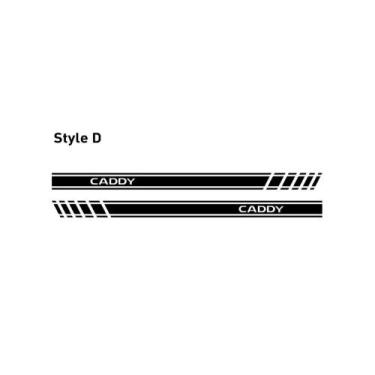 Imagem de Adesivos Laterais Para Porta De Carro VW Caddy MK1 MK2 MK3 MK4 2PCS De