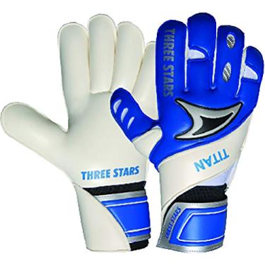 Imagem de LUVA DE GOLEIRO THREE STARS TITAN (BRANCA, M)