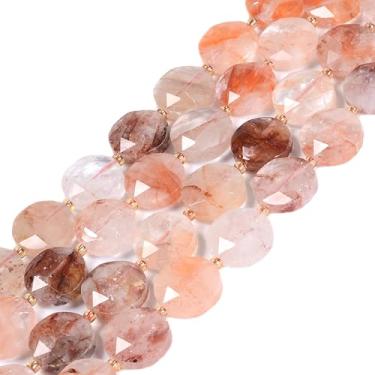 Imagem de Anfibole Anfibole Natural Quartzo Fantasma 15 mm Facetado 11 peças Moeda Disco Estrela de Davi Contas Soltas Judaicas DIY Joias Making Strand 20.3 cm