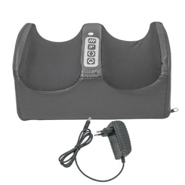 Imagem de Massageador Elétrico de Pés Shiatsu, 3 Níveis de Velocidade, Aquecimento, Bivolt 110V/220V, Preto, 30x18x14cm, para Pés e Panturrilhas