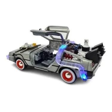 Imagem de Miniatura Delorean De Volta Para O Futuro 3 C/luz 1/24 Jada