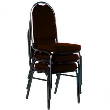 Imagem de 03 Cadeiras Para Hotel E Auditório Linha Hotel Marrom