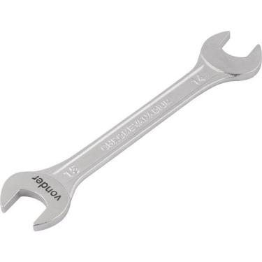 Imagem de Chave Fixa 14x15mm Cromo Vanádio Fosco Cartela Vonder