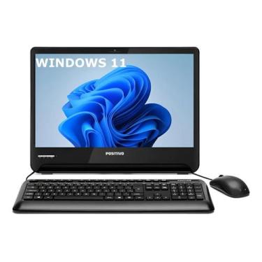 Imagem de Computador Positivo All In One Core I3 7ger 8gb 240ssd Win11 Preto