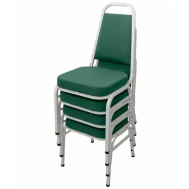 Imagem de Kit Com 4 Cadeiras Empilháveis Linha Hotel Plus Verde