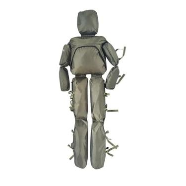 Imagem de Manequim de treinamento de resgate aquático – Tecido Oxford 1680D resistente, revestido de PVC, para exercícios salva-vidas, testes de colisão e prática de luta livre (verde, 20 kg)