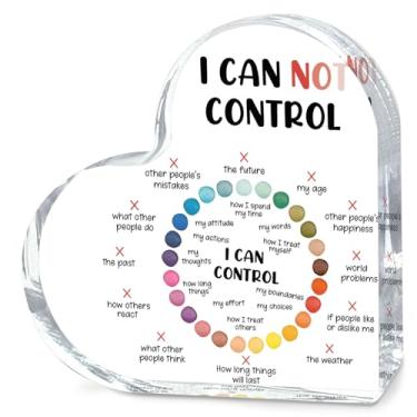 Imagem de Decoração de saúde mental, psicoterapia afirmações coração placa acrílica, placa de decoração de ansiedade, terapia de conselheiro escolar, presentes de saúde mental para assistente social, sala de