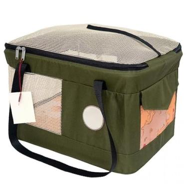 Imagem de Bolsa Transporte Aéreo Pet Para todas as Linhas Aéreas (Verde,Azul)