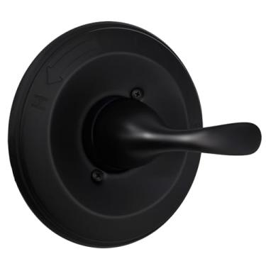 Imagem de iMRCMW Substituição para Classic 13/14 Series T13020 Kit de acabamento de função única, alça de chuveiro compatível com válvula de chuveiro Delta série R10000, (cartucho não incluído), preto fosco