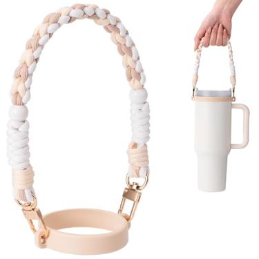 Imagem de Soledea Alça de alça de garrafa de água compatível com garrafa de água Owala, suporte com alça compatível com acessórios Stanley Cup