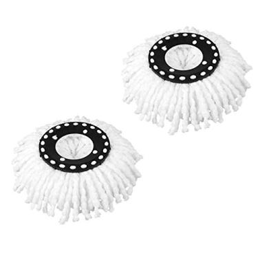 Imagem de barenx 2 peças de refil de cabeça de esfregão giratório de 360 graus F/esfregão ferramentas para sala de acesso