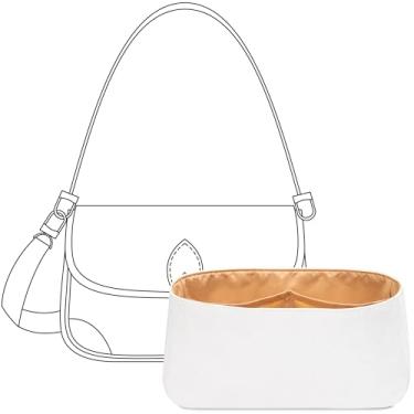 Imagem de FANJI Project Inserção organizadora de bolsa para LV Diane, ajuste personalizado dentro de vanile premium, leve, resistente à água, acessórios para inserção de bolsa