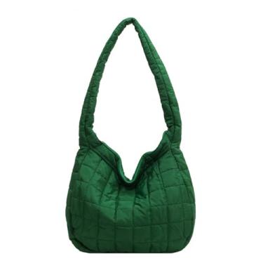 Imagem de Bolsa Transversal Feminina de Pano com Plissado Fluffy Retrô Estilo Descontraído Confortável Quente Espaçosa Prática Leve Versátil Conveniente Segura Organizada para Uso Diário