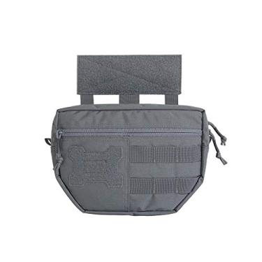 Imagem de EXCELLENT ELITE SPANKER Bolsa tática para ferramentas Molle com kit de transporte de gancho e laço para colete tático (cinza)