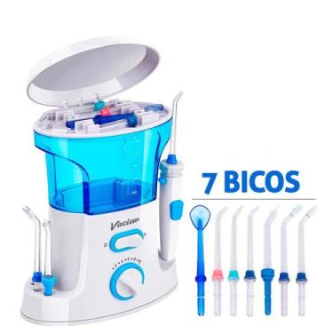 Imagem de Higienizador Dental Elétrico Bivolt 7 Bicos Higiene Bucal - Relet