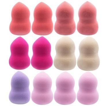 Imagem de Kit 12 Esponjas Para Maquiagem Base Corretivo Pó Corpinho - Arte Seduc