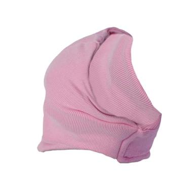 Imagem de Baoblaze Capuz para cachorro, protetores de orelha para cachorro, abafadores ajustáveis, macios, com cancelamento de ruído, capa para cabeça para tempestades, Rosa