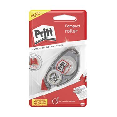 Imagem de Corretivo em Fita Compact Roller Pritt, Corretivo Escolar Usado Para Correções Simples, Fita Corretiva Versátil, 4,2mmx10m
