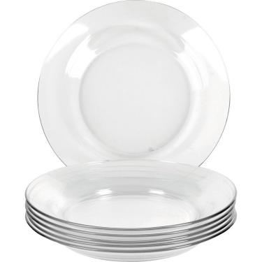 Imagem de Kit 6 Pratos Fundo Astral Vidro Resistente Duralex - Nadir