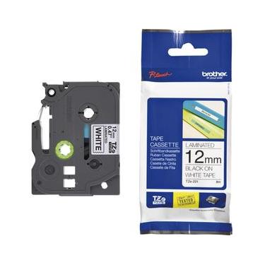 Imagem de Fita Brother TZE 231 12mm Preto/Branco