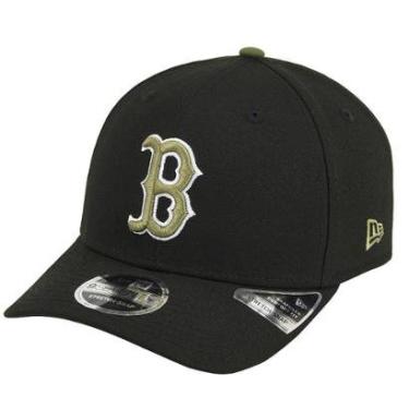 Imagem de Boné New Era 970 Stretch-Snap Boston Red Sox Black 18W-Masculino