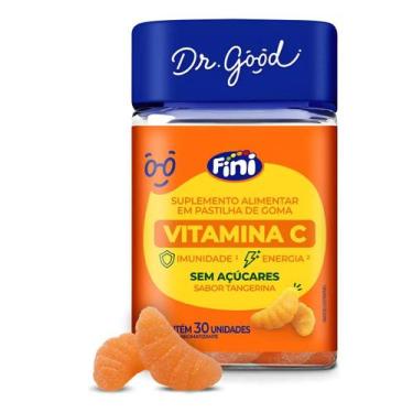 Imagem de Vitamina C Tangerina 30 Gomas Imunidade Dr Good Fini