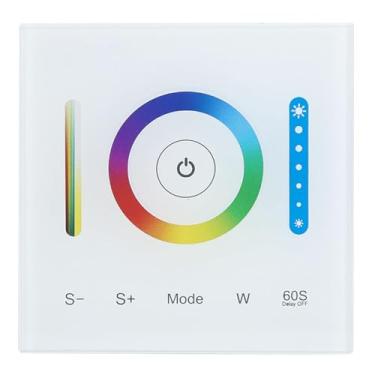 Imagem de Zerodis Painel de Toque do Controlador LED Milight, Dimmer Capacitivo RGB RGBW Com Função de Temporizador para Luz de Tira LED, Controle de Brilho