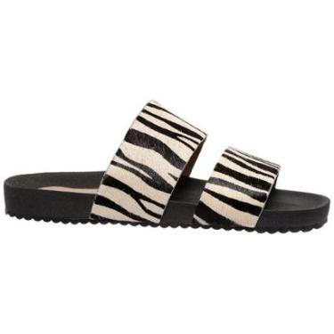 Imagem de Sandalia Rasteira Feminina Vichy Aine - Zebra-Feminino