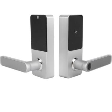 Imagem de Fechadura smart lock inteligente digital wifi tuya controle remoto cartão biometria senha