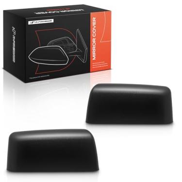 Imagem de A-Premium 2 peças de tampas de espelho retrovisor do lado do motorista e do passageiro - compatível com Ford F-150 F150 2007-2014 - preto texturizado