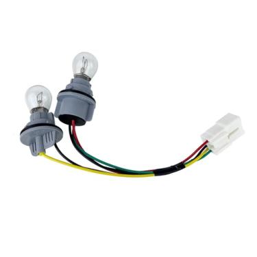 Imagem de Arkdeffon Cabo de soquete de montagem de chicote de lâmpada traseira externo com lâmpadas compatíveis com Kia Forte 2017 2018 fiação de soquete de luz traseira 92470B0600 92470-B0600 Chicote de fios