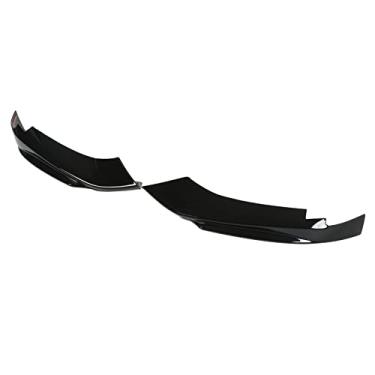 Imagem de RiToEasysports Difusor do Para-choque Dianteiro Preto Brilhante ABS Spoiler para Série 4 F32 F33 F36 M Sport 2014-2020, Fácil Instalação de Substituição de Divisor Aerodinâmico