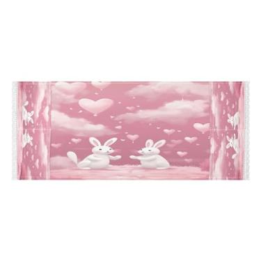 Imagem de Wassud Capas de máquina de lavar e secar para coelhos e balões, protetor de lavadora com sacos de armazenamento, capa de geladeira à prova de poeira com bolsos para lavanderia doméstica, cozinha, 120